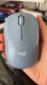 罗技（Logitech）M221 轻音鼠标 无线鼠标 办公鼠标 对称鼠标 带无线微型接收器 雾霭蓝 实拍图