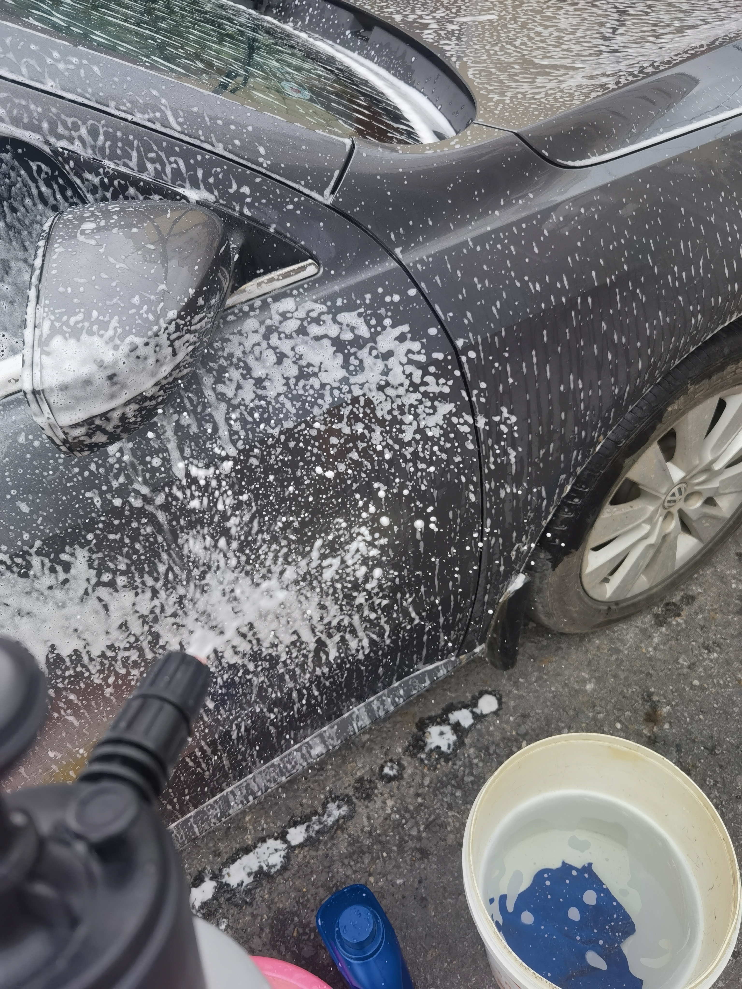 車仆洗车液水蜡三合一强力去污不伤漆汽车专用高泡沫清洗2kg套装 实拍图