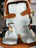 babycare自然凉选车席透气宝宝专用手推车坐垫通用席子薄荷冰柠38×70CM 实拍图