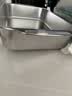庄子然烤鱼盘304不锈钢烤鱼炉电磁炉燃气长方形盘家用商用烤鱼专用锅 深盘45*27*9cm-装5斤左右 45cm 实拍图