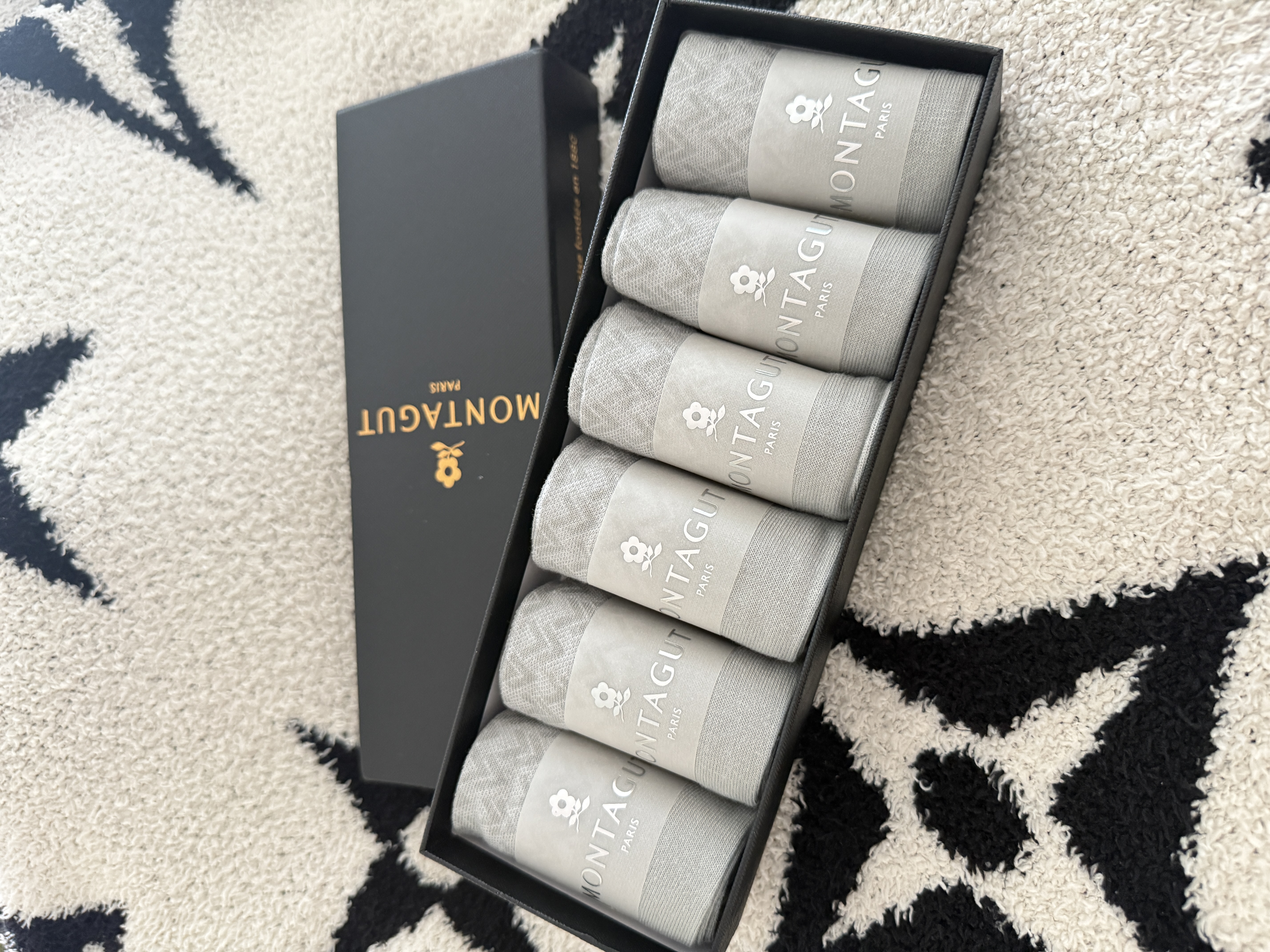 梦特娇袜子男夏季100%纯棉网眼透气超薄款中筒袜10A抗菌防臭休闲商务袜 实拍图