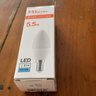 佛山照明LED尖泡水晶灯泡节能灯泡5.5W小口E14白光6500K5只装 实拍图