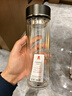 富光双层玻璃杯水杯子茶水分离泡茶杯男女士高颜值团购定制400ML 实拍图