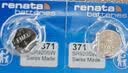 瑞纳达（RENATA）SR626SW手表电池377纽扣电池斯沃琪swatch天梭原装ck卡西欧dw石英表电子 2粒 瑞士进口 实拍图
