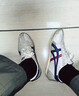 Onitsuka Tiger鬼塚虎男鞋 慢跑鞋透气轻便男女款运动休闲鞋RUNSPARK 白色/藏青色(1183B480-107) 40 实拍图