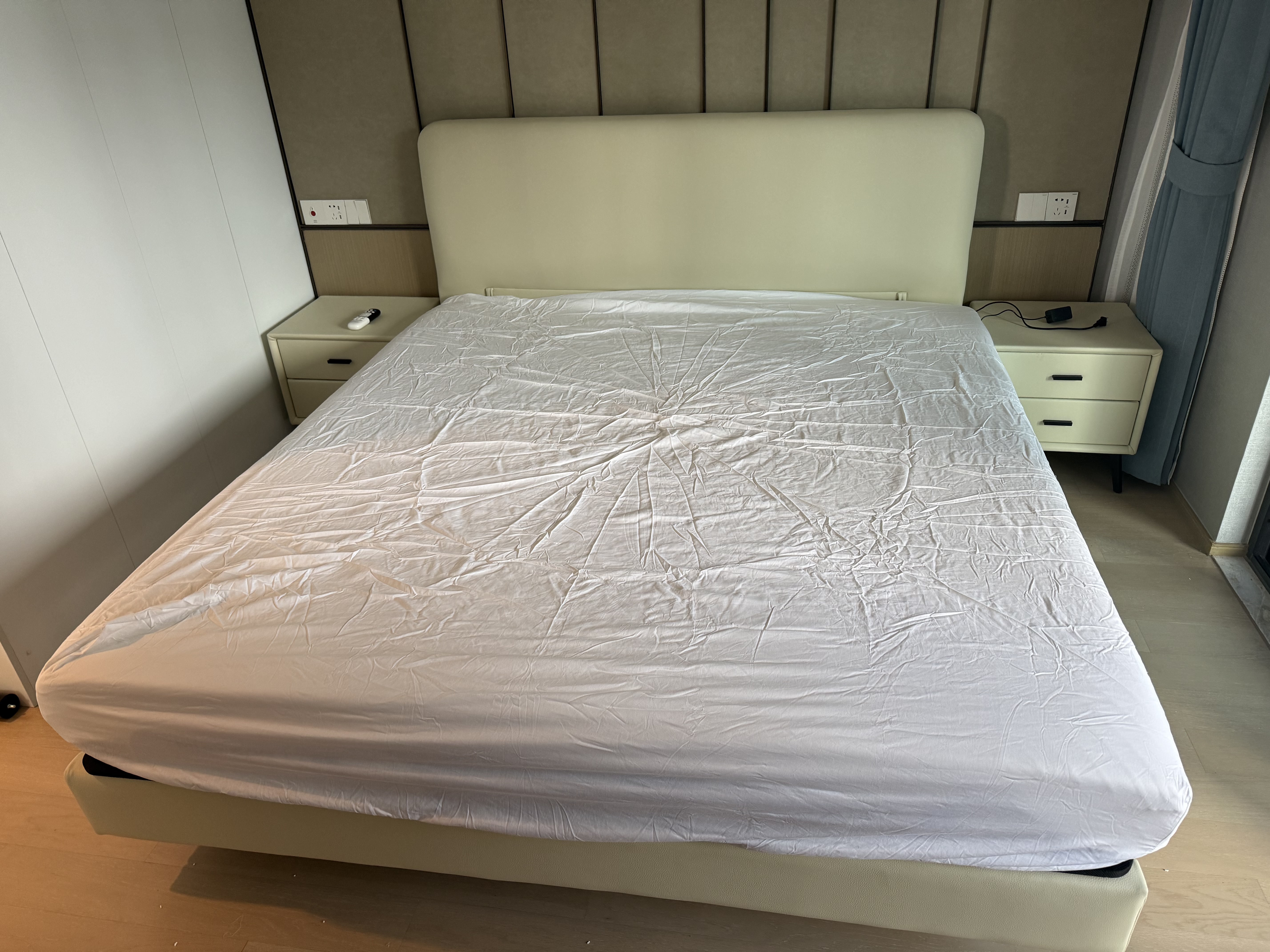 梦百合三体智能床架已接米家AI电动按摩多功能床可升降双人1.8米无床头 实拍图