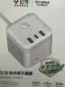 公牛（BULL）30WPD苹果快充魔方插座/插线板/插排/接线板 Type-c+USB+3插孔 全长1.5米白色GNV-UU2303B总控开关 实拍图