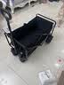 原始人（The Primitive） 露营推车可折叠户外手推野餐车营地拖车遛娃拉杆小拉车桌板野营 160L 升级款曜黑【静音万向轮+回弹拉杆】 实拍图