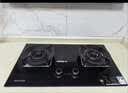 百得【华帝出品】燃气灶液化气家用双灶具5.0KW猛火70%高热效率嵌入式台嵌双用煤气灶可调节底盘QE500J 实拍图