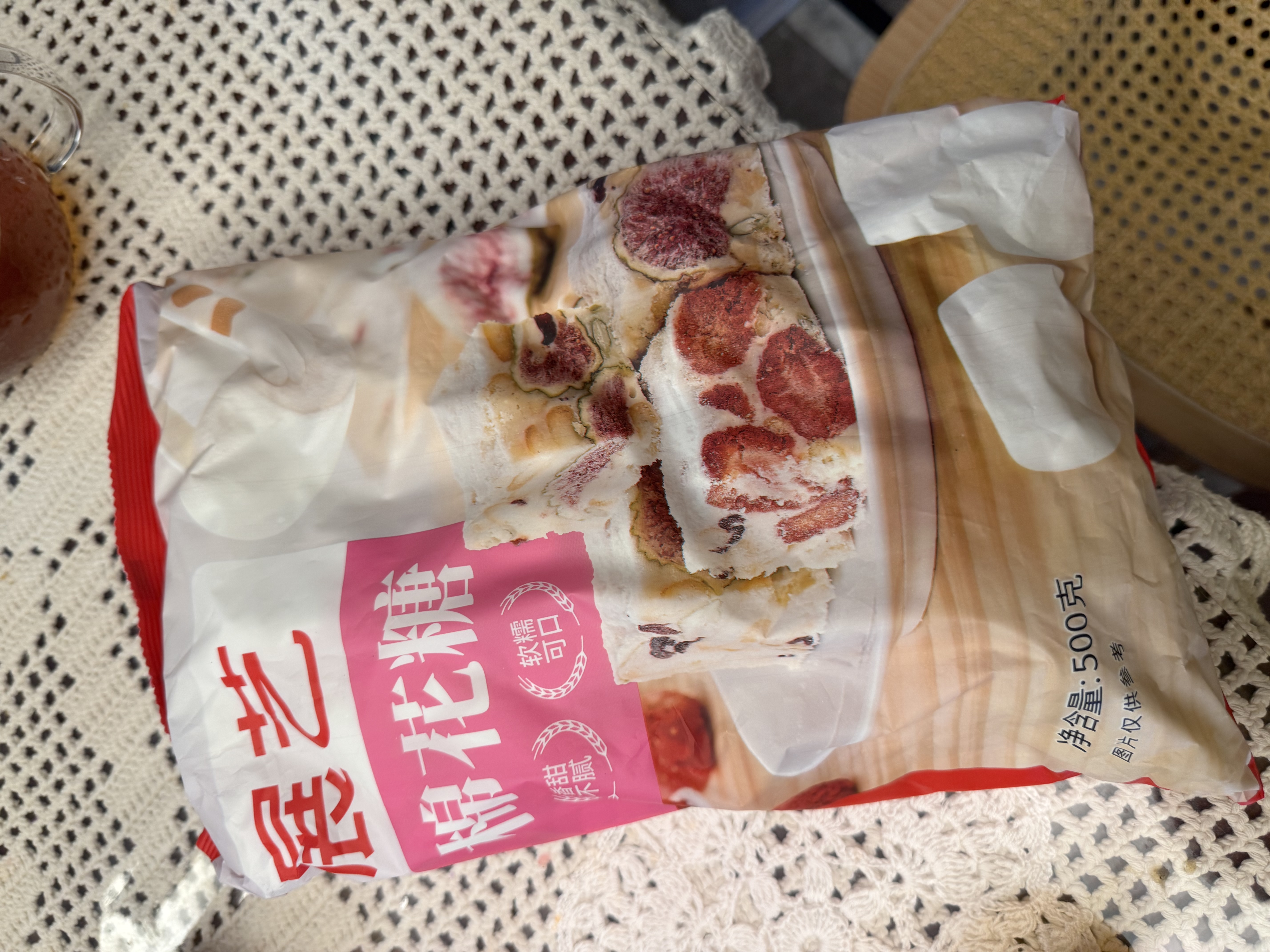 展艺 棉花糖500g*3 低糖自制雪花酥奶芙奶糕儿童零食牛轧糖烘焙原料 实拍图