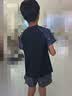 佑游儿童泳衣男童分体青少年防晒温泉双层泳裤游泳五件套33094橘色4XL 实拍图