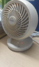 海尔（Haier） 统帅空气循环扇电风扇台扇小风扇涡轮扇家用节能风扇台式壁挂音轻定时摇头办公学生宿舍桌面风扇 左右摇头升级款LSF-CE101(W) 实拍图