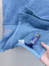 康尔馨五星酒店浴巾纯棉新疆长绒棉加大加厚男女成人浴巾岩烟灰800g运动 实拍图