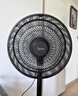 美的（Midea）【超级单品】七叶轻音立式电风扇家用柔风落地扇台式桌面小型风扇大风量节能摇头宿舍电扇 SAF30AB 实拍图