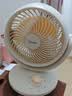 美的（Midea）【小型风扇】轻音台式桌面空气循环扇家用柔风电风扇宿舍办公迷你台扇落地扇空调伴侣 GAF18AD 实拍图