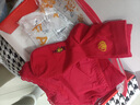 南极人红色本命年内衣女小胸聚拢文胸无钢圈大红结婚胸罩套装马年礼盒装 无痕果冻胶条 XL /36AB 实拍图
