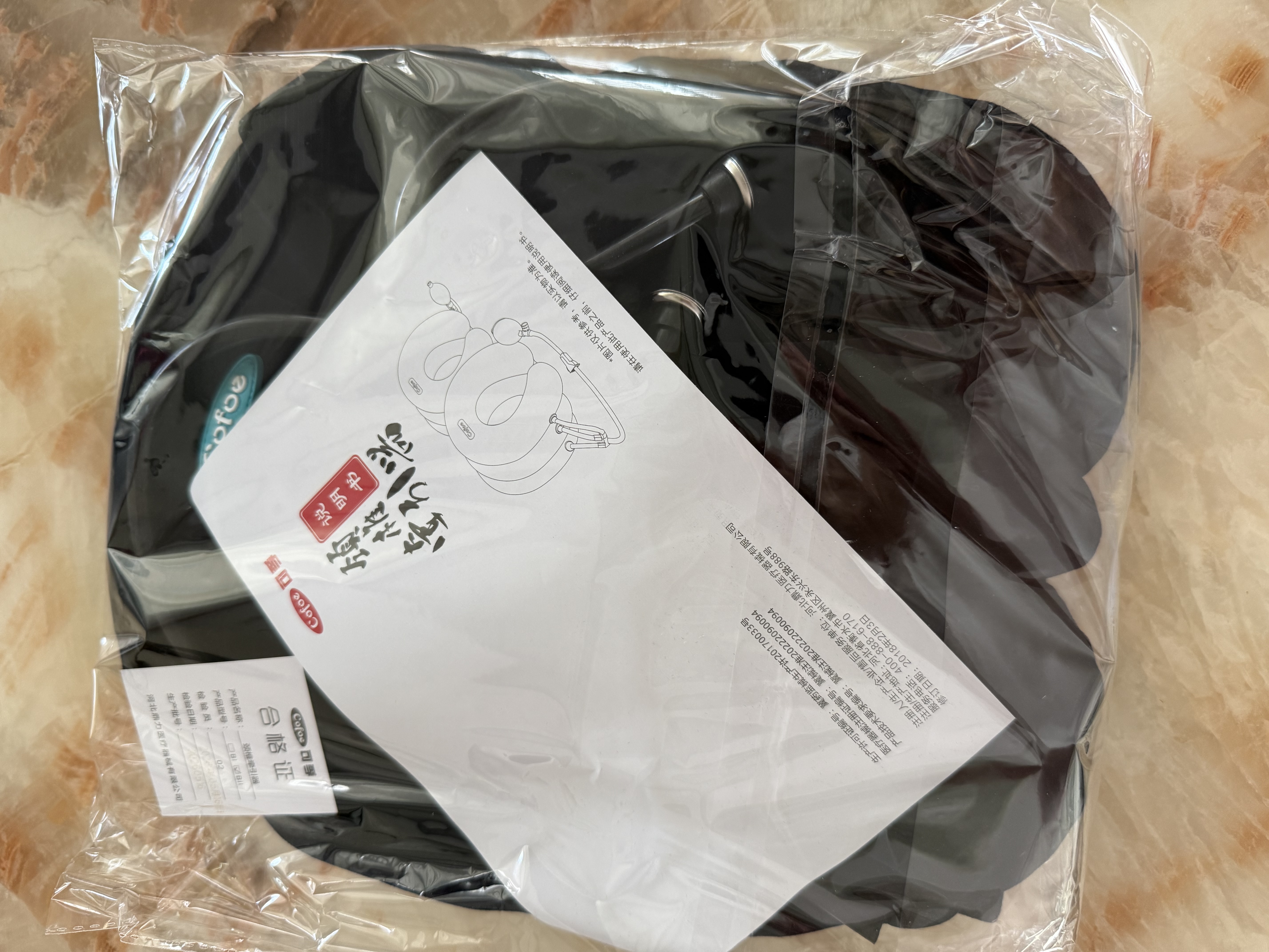 可孚颈椎牵引器医用护颈椎脖套家用颈托术后护颈脖子反弓矫正器充气式 实拍图