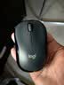罗技（Logitech）M220 轻音鼠标 无线鼠标 办公鼠标 对称鼠标 带无线微型接收器 灰黑色 实拍图