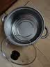 汤锅不锈钢上蒸下煮蒸包子煮面条锅电磁炉燃气灶通用火锅煮锅锅具 不锈钢本色 22cm 实拍图