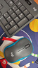 罗技（Logitech）MK275 键鼠套装 无线键鼠套装 办公键鼠套装 全尺寸 商务键鼠套装 带无线2.4G接收器 黑蓝色 实拍图
