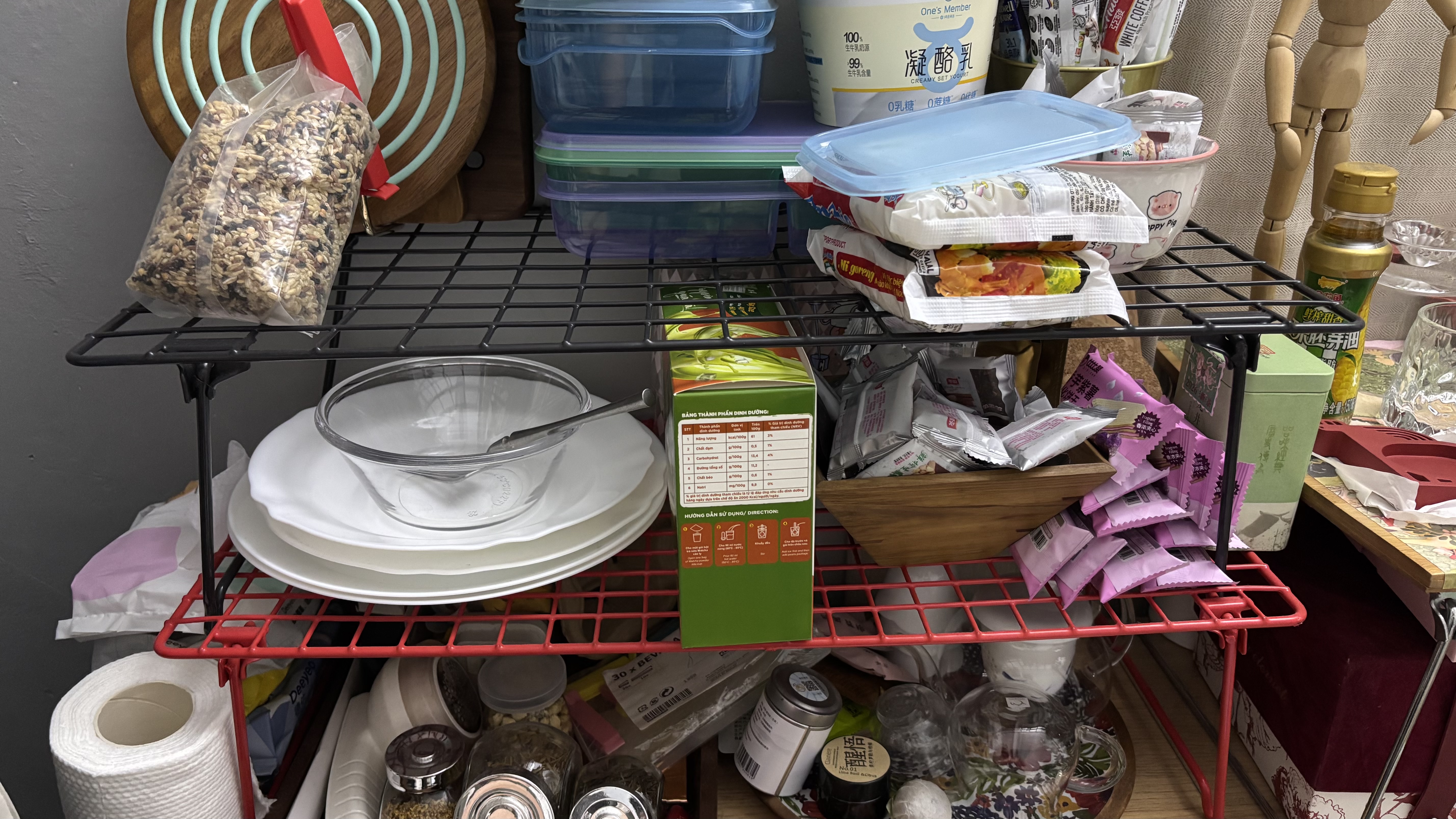 宜家（IKEA）GREJIG格雷伊格门厅收纳鞋架壁挂储物袋墙面网格挂杆玄关置物架 【新品】灰色鞋架58x27x17cm 实拍图