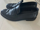百丽男鞋通勤商务皮鞋春秋季牛皮套脚乐福鞋休闲皮鞋A0632AM2【预售】 黑色 41 (255mm) 实拍图