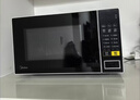 美的（Midea）微波炉烤箱一体机 小型家用平板易洁烧烤智能解冻20升微波炉  光波加热2026新款（M1-L201B二代） 实拍图