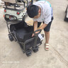 探险者（TAN XIAN ZHE）露营车儿童可躺户外推车野餐车露营装备折叠露营推车营地车买菜车 250L 曜石黑坦克轮【轮宽10CM】 实拍图