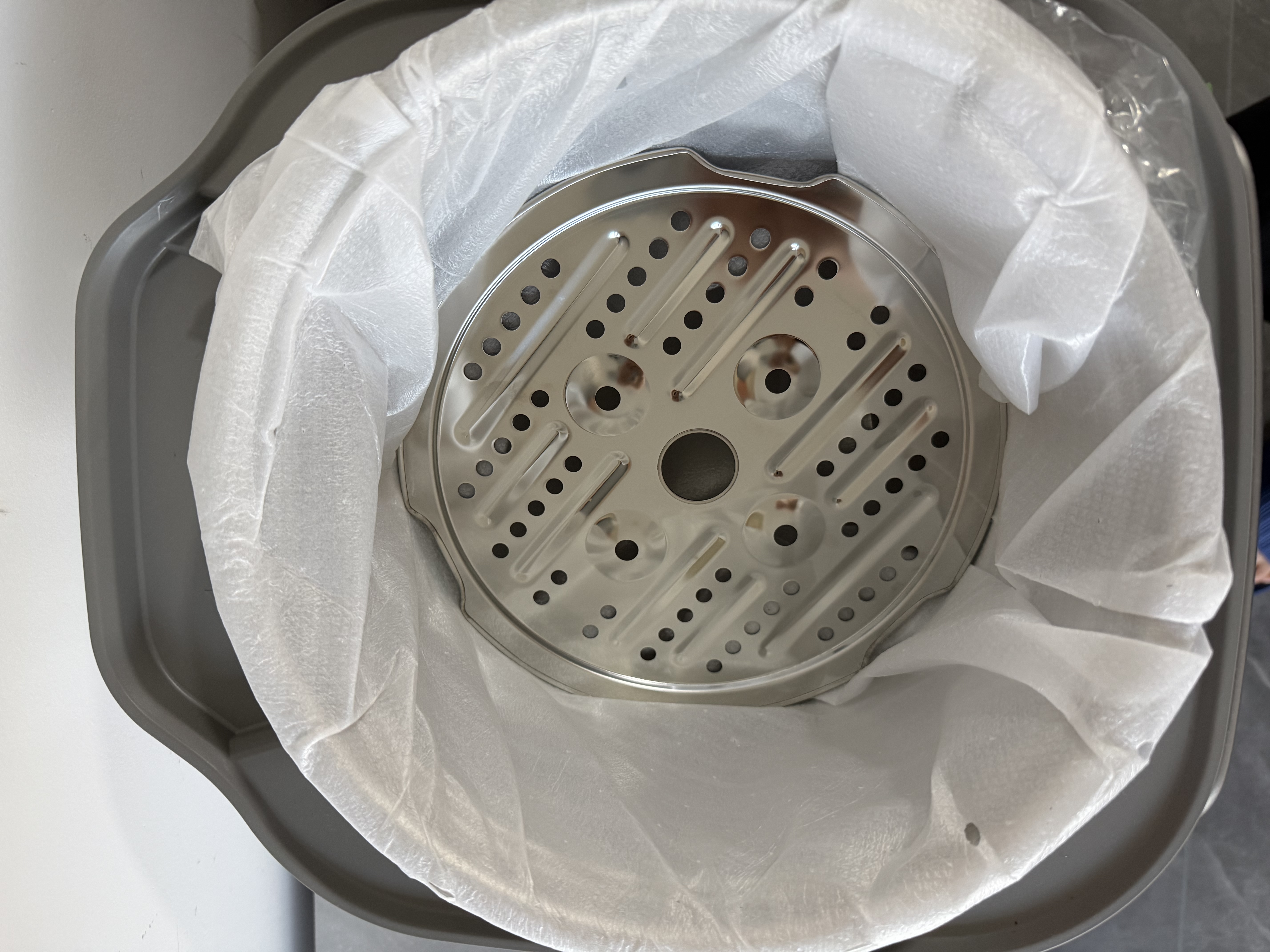 苏泊尔（SUPOR）小金刚钛钢0涂层新品速嫩蒸鲜呼吸电压力锅5L超高压100kPa 2000W上蒸下煮电饭煲4-6人SY-50FC5133 实拍图