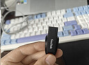 闪迪（SanDisk）64GB USB3.2 U盘 CZ550黑色 读速100MB/s 安全加密 数据恢复 学习办公电脑车载 高速大容量优盘 实拍图