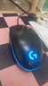 罗技（Logitech）M185鼠标 无线鼠标 办公鼠标 对称鼠标 黑色蓝边 带无线2.4G接收器 实拍图