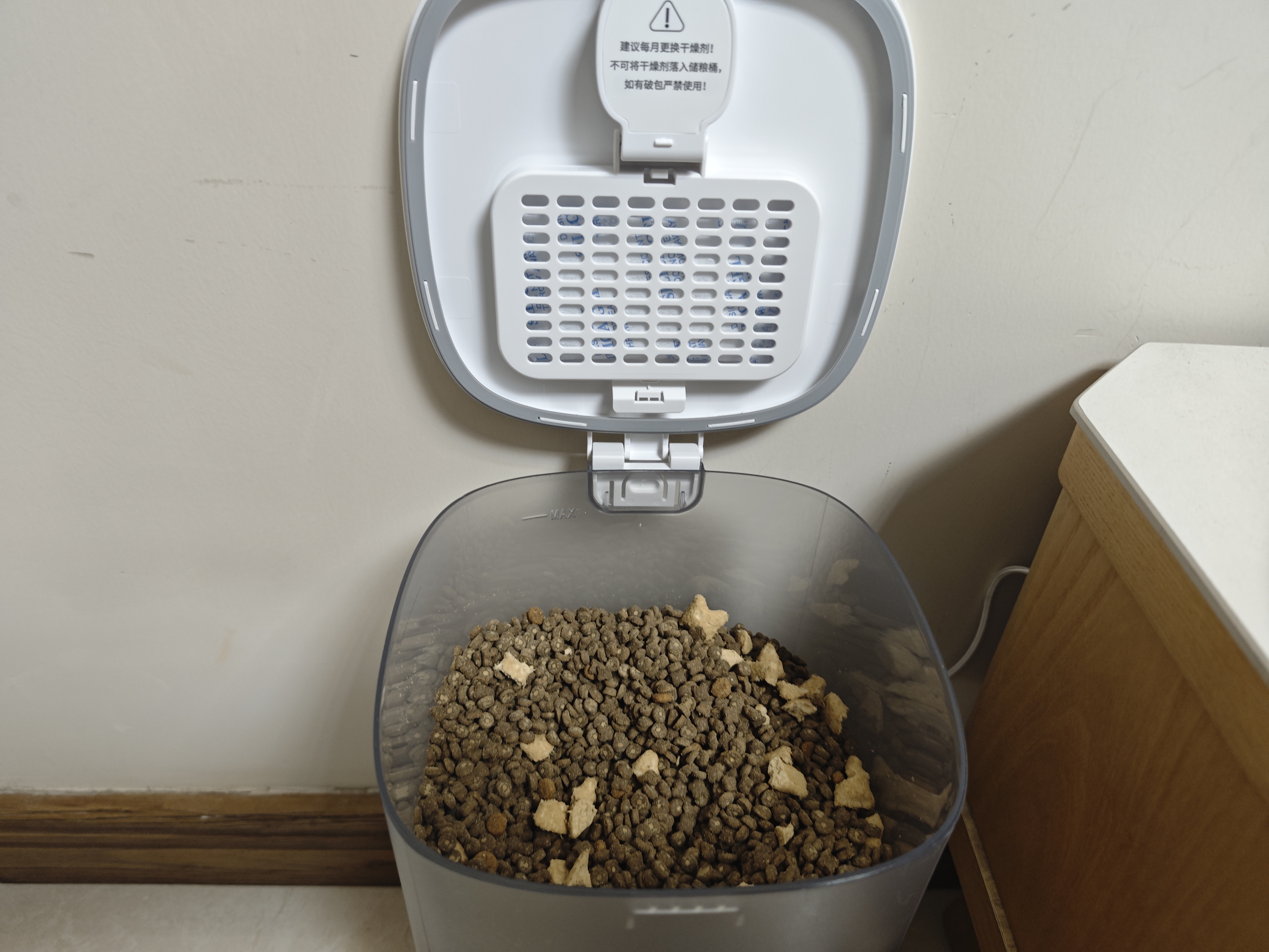 霍曼（Homerun）Real智能自动喂食器猫粮定时猫猫咪自动投食机PF20（不锈钢碗） 实拍图