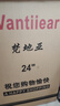 梵地亚行李箱男24英寸万向轮拉杆箱大容量旅行箱飞机密码箱女皮箱子黑色 实拍图