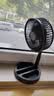 电风扇伸缩折叠小风扇宿舍静音办公台式USB桌面宿舍大风力夏台面落地两用折叠电风扇无电池无挡位 颜色随机 直插款无档位开关1个装 实拍图