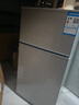 新飞冰箱小型租房用 一级能效冷 藏冷冻两用1-2人家用小冰箱 出租房双门电冰箱办公室两门 26年升级 76A一级能效【保鲜盒款】银 实拍图