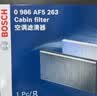 博世（BOSCH）单效空调滤芯5263丰田卡罗拉雷凌凯美瑞汉兰达普拉多威驰逸致RAV4 实拍图