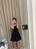 萝美酱2026黑色西装辣妹热裤女打底弹力超短裤春秋小个子外穿高腰防走光 黑色 S 【建议90-100斤】 实拍图