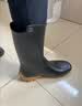 迪卡侬（DECATHLON）短筒雨鞋雨靴水鞋女成人防滑中筒水靴胶鞋OVHU 黑色 41 -42 实拍图