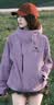 骆驼（CAMEL）【王俊凯同款】凯甲ICON冲锋衣女三合一羽绒服登山服 凝夜紫，男款女买建议拍小1码，A35CAFO193 抓绒内胆 M 实拍图