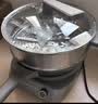 美的（Midea）0氟钛陶电炒锅 电蒸锅 分体式电煮锅蒸煮炒多功能一体5.5L炒菜专用锅电火锅 煎锅 HCG3218S配蒸笼 实拍图