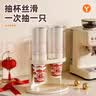 优勤（YOUQIN）一次性杯子取杯器壁挂式置物架台面饮水机水杯收纳盒纸杯架取杯架 桌面款-单排取杯器-奶油色 实拍图