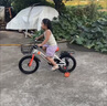 永久（FOREVER）儿童自行车男女款小孩单车可折叠脚踏车4-6-8-10岁辅助轮16寸白色 实拍图