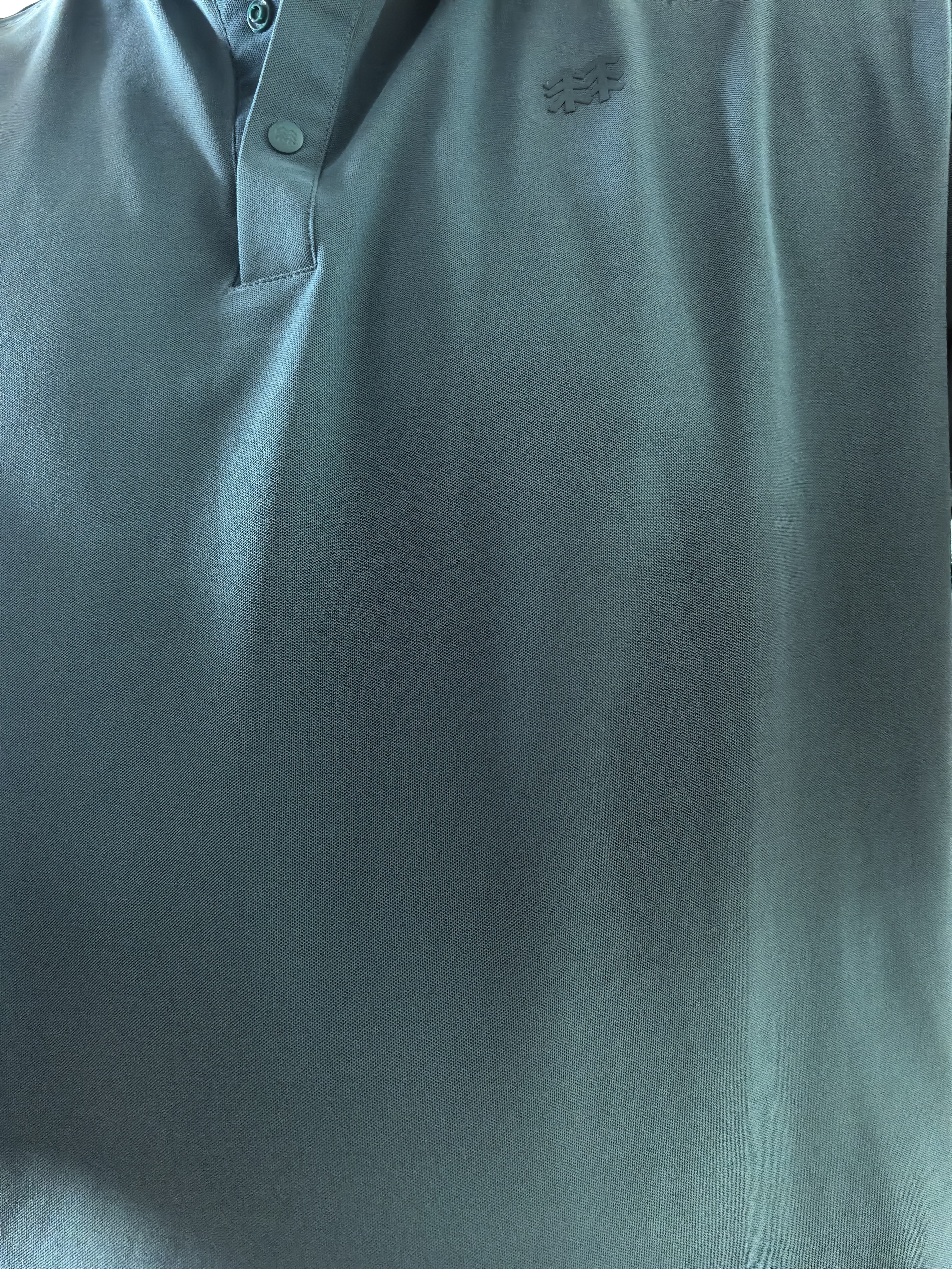 KOLON SPORT/可隆户外吸湿速干T恤 男士抗菌珠地POLO衫 LHPT6MTT25-IN 青墨色 XL 180/100A 实拍图