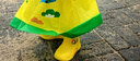 牧萌儿童雨鞋男童女童防水立体宝宝防滑耐磨卡通雨靴 小黄鸭 16码 实拍图