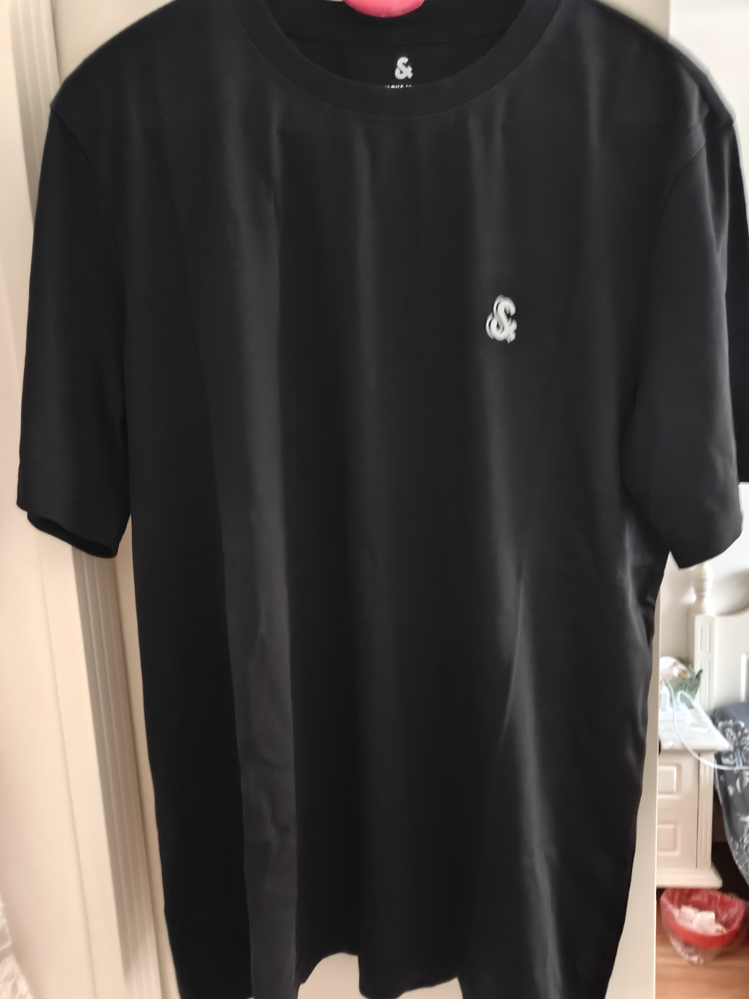 杰克·琼斯（JACK&JONES） 杰克琼斯男装春季T恤上衣短袖纯色圆领精致刺绣时尚百搭简约潮流 实拍图