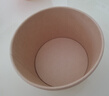 美丽雅一次性碗食品级560ml*50只 加厚本色圆形打包外卖饭盒野餐纸汤碗 实拍图