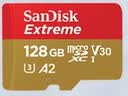 闪迪（SanDisk）128GB TF(MicroSD)内存卡4K极速金卡A2 V30 U3兼容大疆Pocket3/4P/Action 6运动相机/无人机存储卡 实拍图