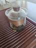 美斯尼 玻璃盖碗泡茶碗茶壶茶杯防烫手抓杯功夫茶具配件 盖碗（透明款） 实拍图