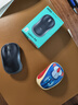 罗技（Logitech）M185鼠标 无线鼠标 办公鼠标 对称鼠标 黑色蓝边 带无线2.4G接收器 实拍图