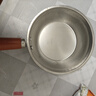 特厚不锈钢平底锅奶锅电磁炉通用不粘锅辅食锅汤锅煮锅蒸锅汤锅 胡桃木锅17cm 实拍图